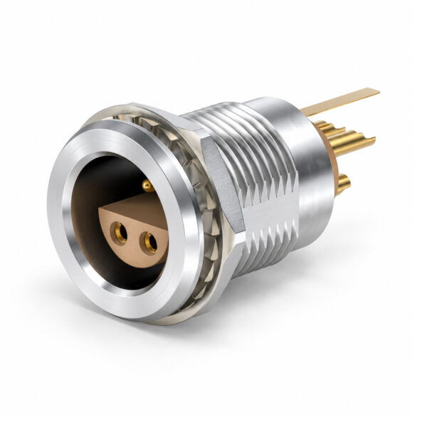XM-LERN S Series Fixed Female Receptacle with Grounding Pin
